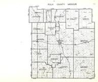 Polk County, Johnson, Flemington, Jefferson, McKinley, Green, Campbell, Cliquot, Madison, Union, Wishart, Looney, Missouri State Atlas 1940c